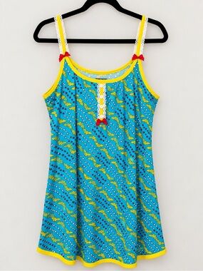 Wonder Woman DC Comics Women’s Small Sleep Dress Nightgown Tank Top Cotton